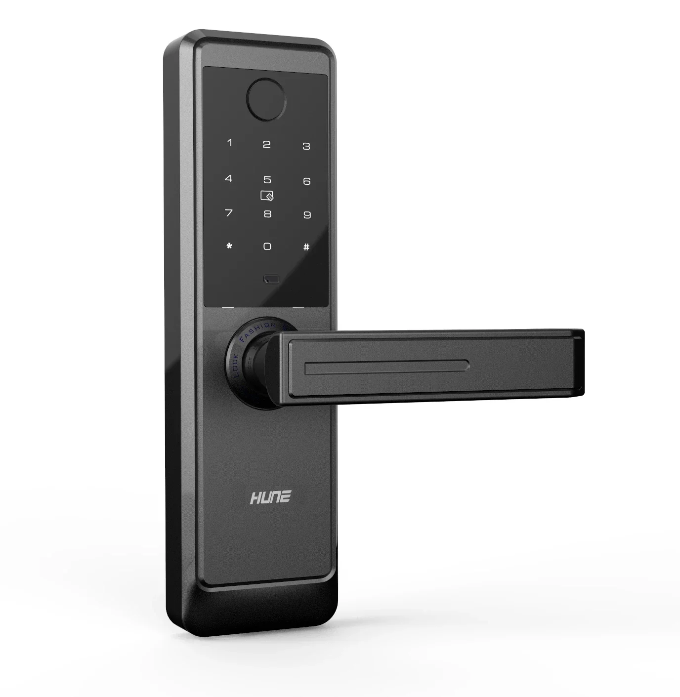 HUNE Smart Door Lock Tuya Wifi Ttlock App Remote Control With Fingerprint Password Card Key Unlocking Wifi Smart Locks