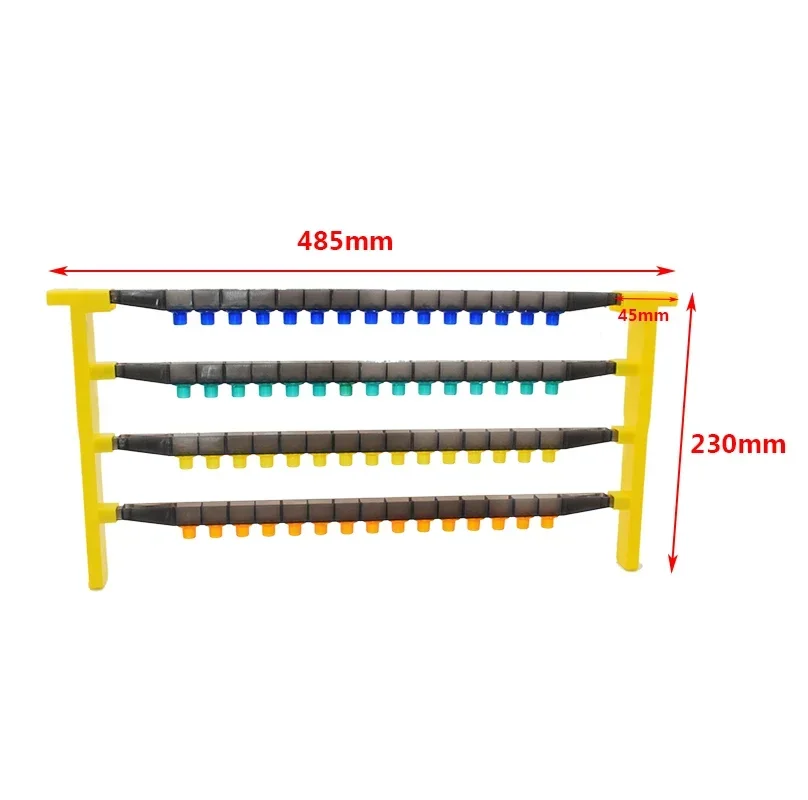 

JZBZ Queen Rearing Frame Kit Cell Cup Strip Two Side Cell Bar With 70PCS Base 4 Cell Holder No-Graft Breeding Beekeeping Tools