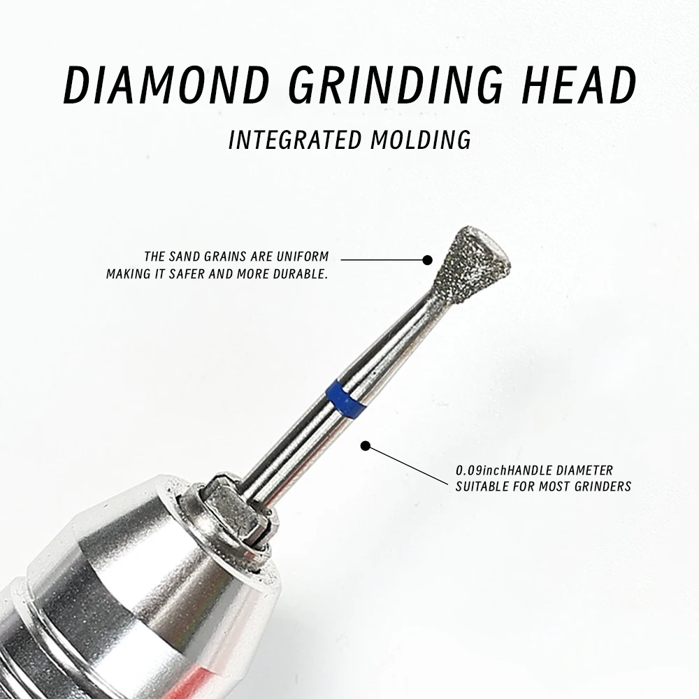 Professional Nail Drill Bits For Removing Overflow Glue Nail Edge Treatment Cuticle Diamond Cutter Nail Grinding Disc Nail Tools