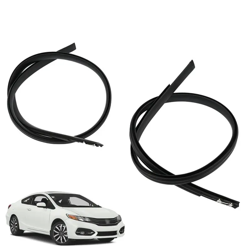 NEW HOT In Stock-Left& Right Roof Drip Molding Trim Strip Weatherstrip Moulding 74306-TS8-A01 74316-TS8-A01 For Honda Civic 2D 2