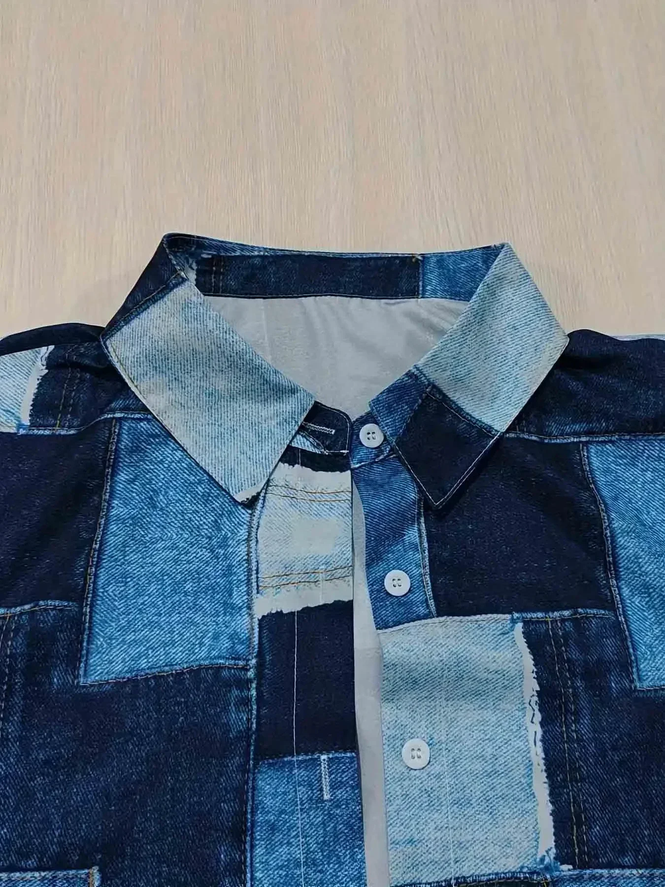 플러스 사이즈 여성의 유행 격자 무늬 프린트 셔츠 캐주얼 루즈 카디건 셔츠 다목적 버튼 칼라 디자인 긴팔 셔츠