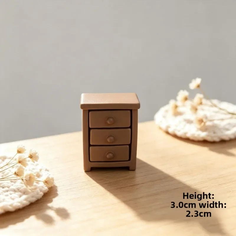 Simulation Furniture, Mini Miniature Sofa Bedside Table Stool Coffee Table High-footed Stool Doll House Chinese-style Ornaments