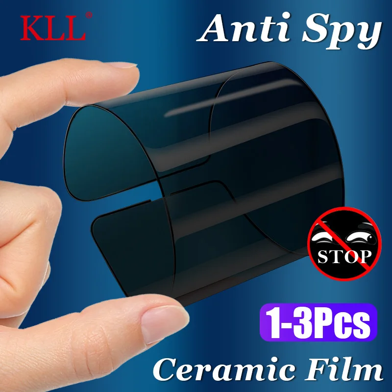 

Privacy Ceramic Soft Film Xiaomi Redmi Note 10 11 SE 12 Pro Plus Anti SPY Screen Protector for Redmi 10A 10C 12C Note 9 8 7 K60e