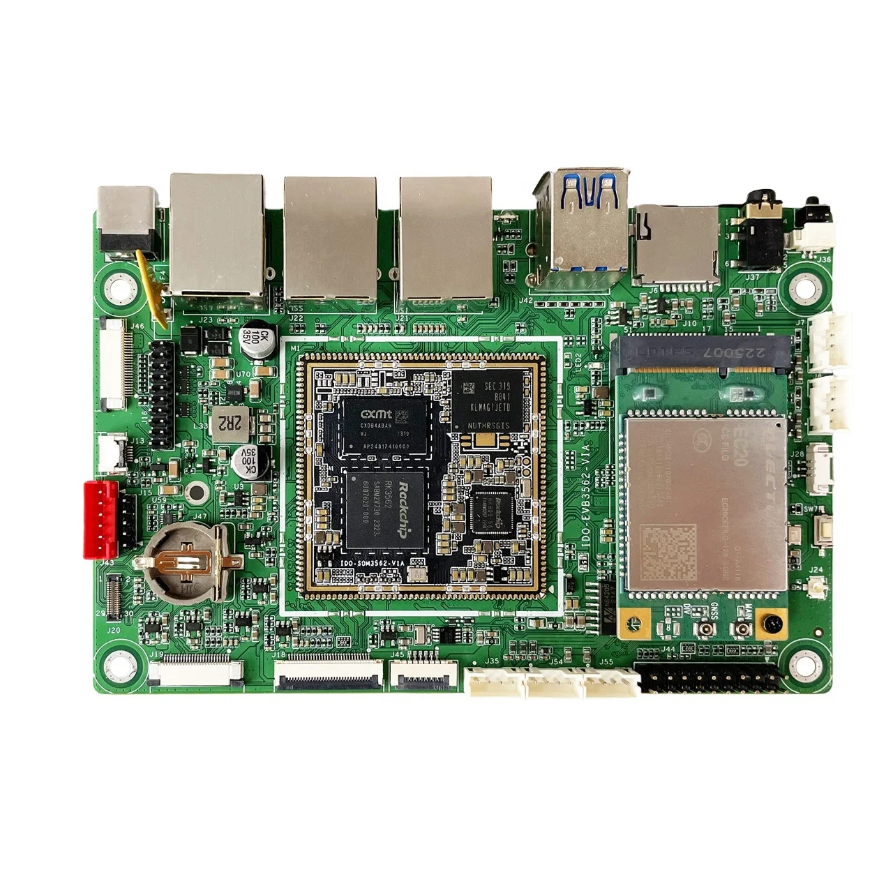 EVB kit evaluation board deverlopment board integrated circuit motherboards rockchip rk3562 SOM module support Android or Linux