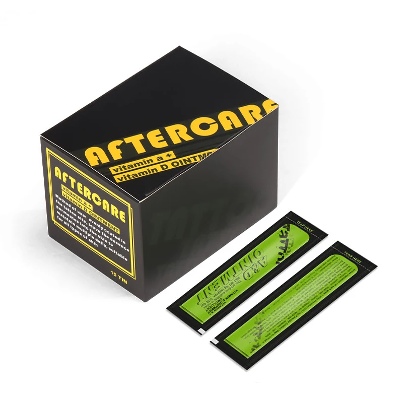 

100/50/30/10Pcs Tattoo Aftercare Cream Vitamin Ointment A&D Anti Scar Healing Gel Cream Permanent Makeup Tattoo Care Supplies