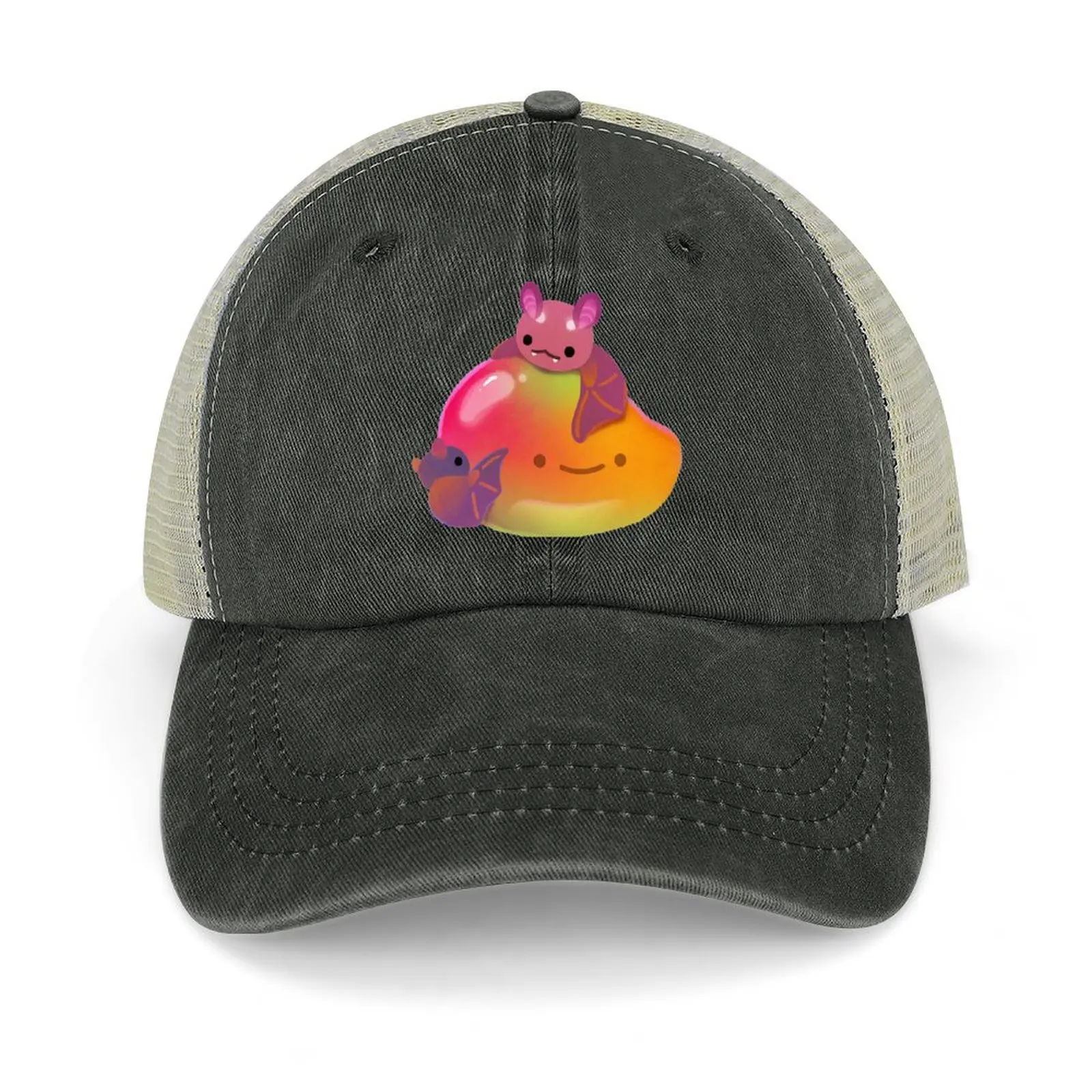

Fruit and bat - pastel Baseball Cap Golf Cap Kids Hat Beach Outing New In The Hat Hats For Women Men's