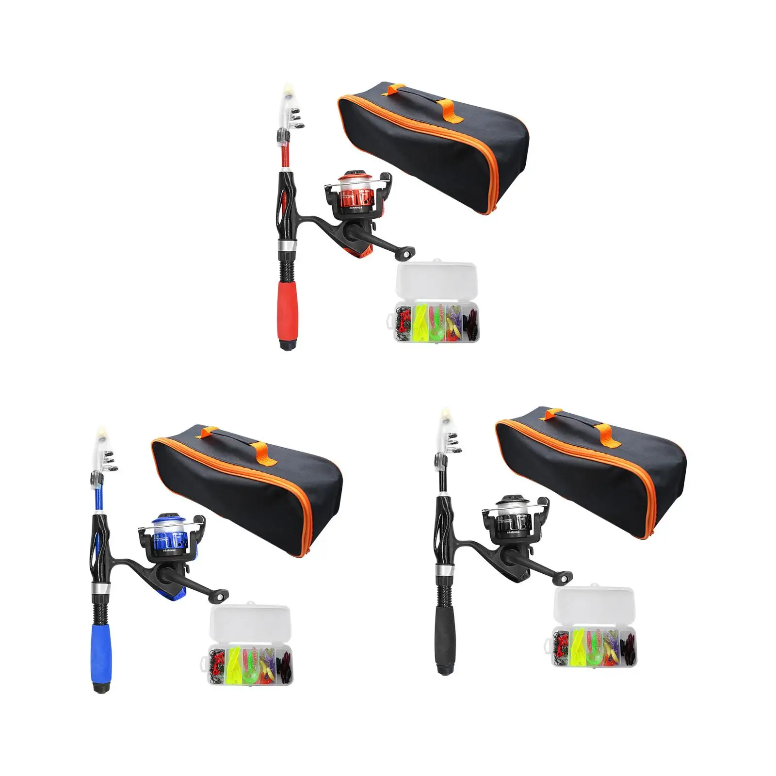 Youth Angler Fishing Kit with Tackle Box And Rod Combo for Outdoor Adventures