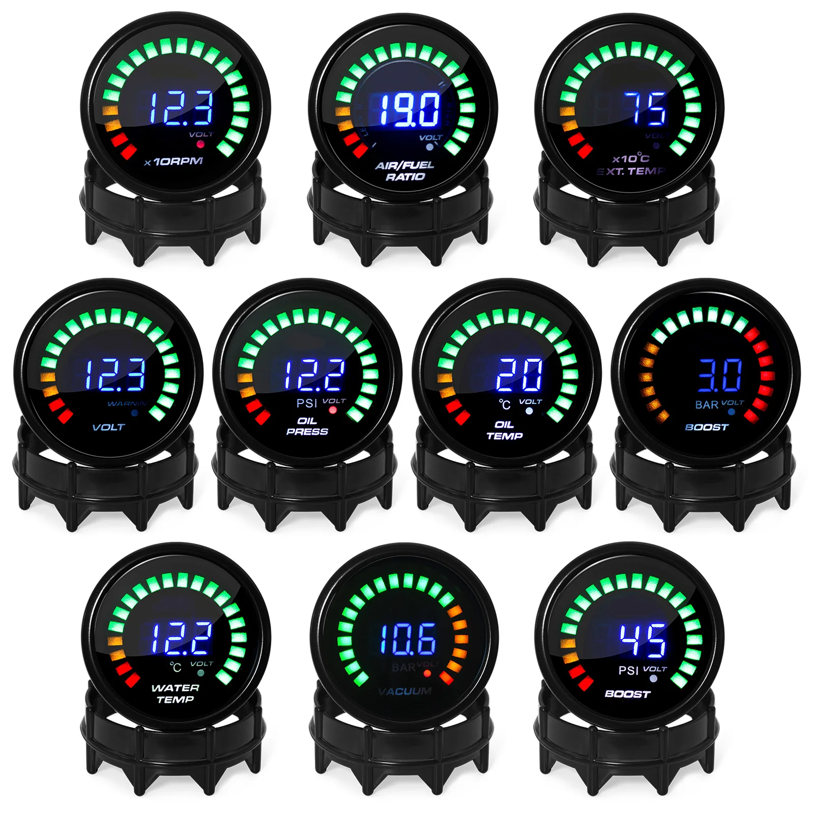 2" 52MM Digital Car…