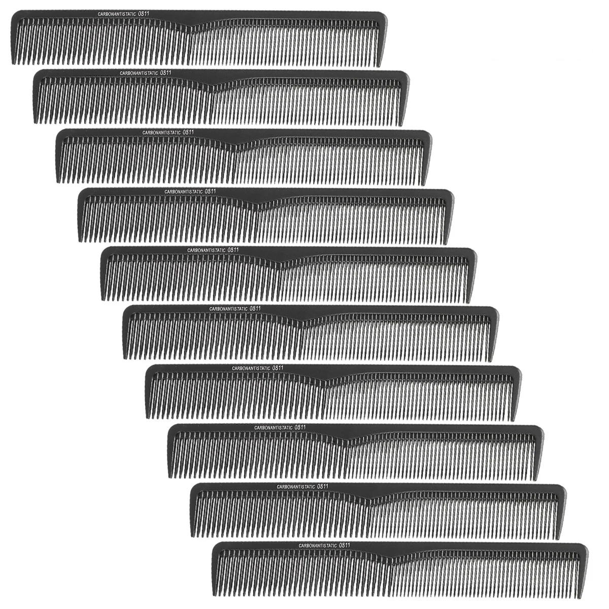 

10pcs Dense Tooth Hair Comb Styling Tools Salon Smooth Hair Promote Circulation Long Use