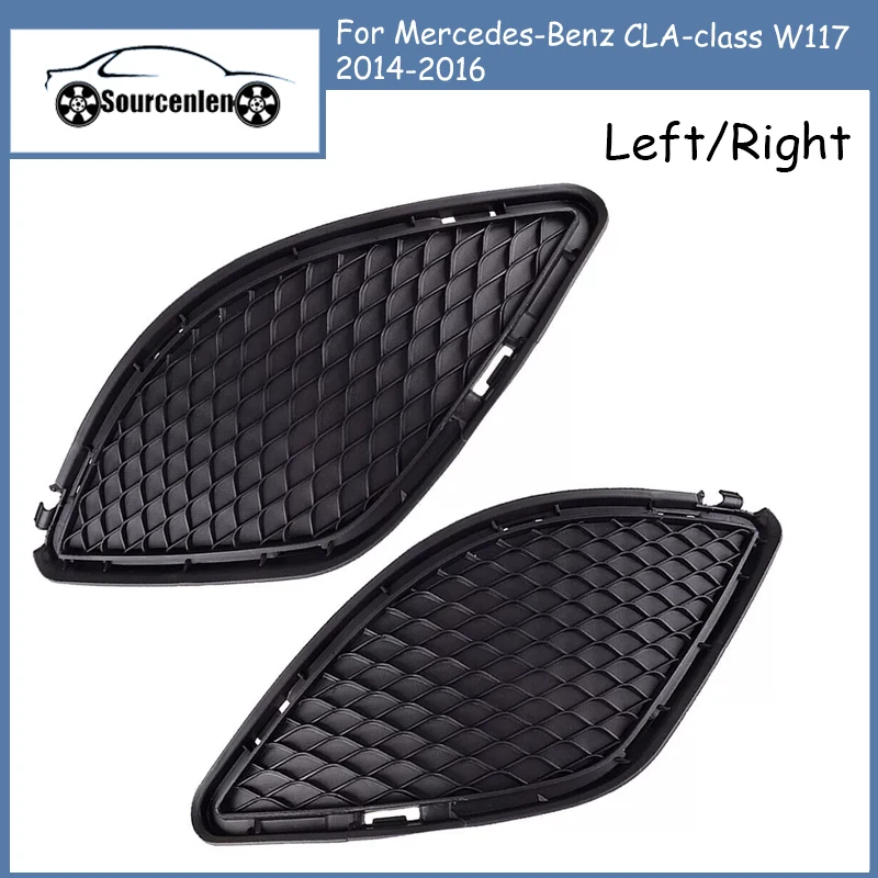 Brand New Front Bumper Grille Vent Network for Mercedes-Benz CLA-class W117 2014-2016 1178850322 1178850422