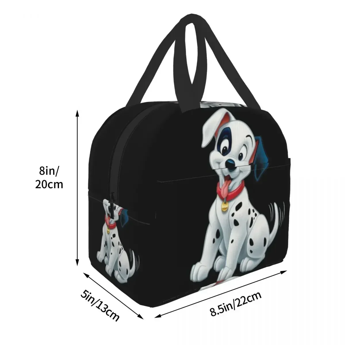 2023 New Dalmatian Dog Insulated Lunch Tote Bag for Women Portable Cooler Thermal Bento Box Outdoor Camping Travel