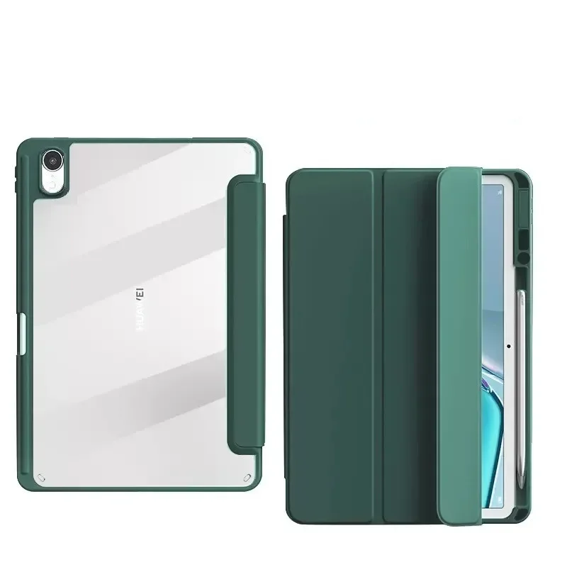 Etui na Huawei Matepad 11 5 z uchwytem na pióro PU Leather Acrylic Back Fold Smart Cover Etui na Huawei Matepad 11.5 11.5S 11.5 S Case