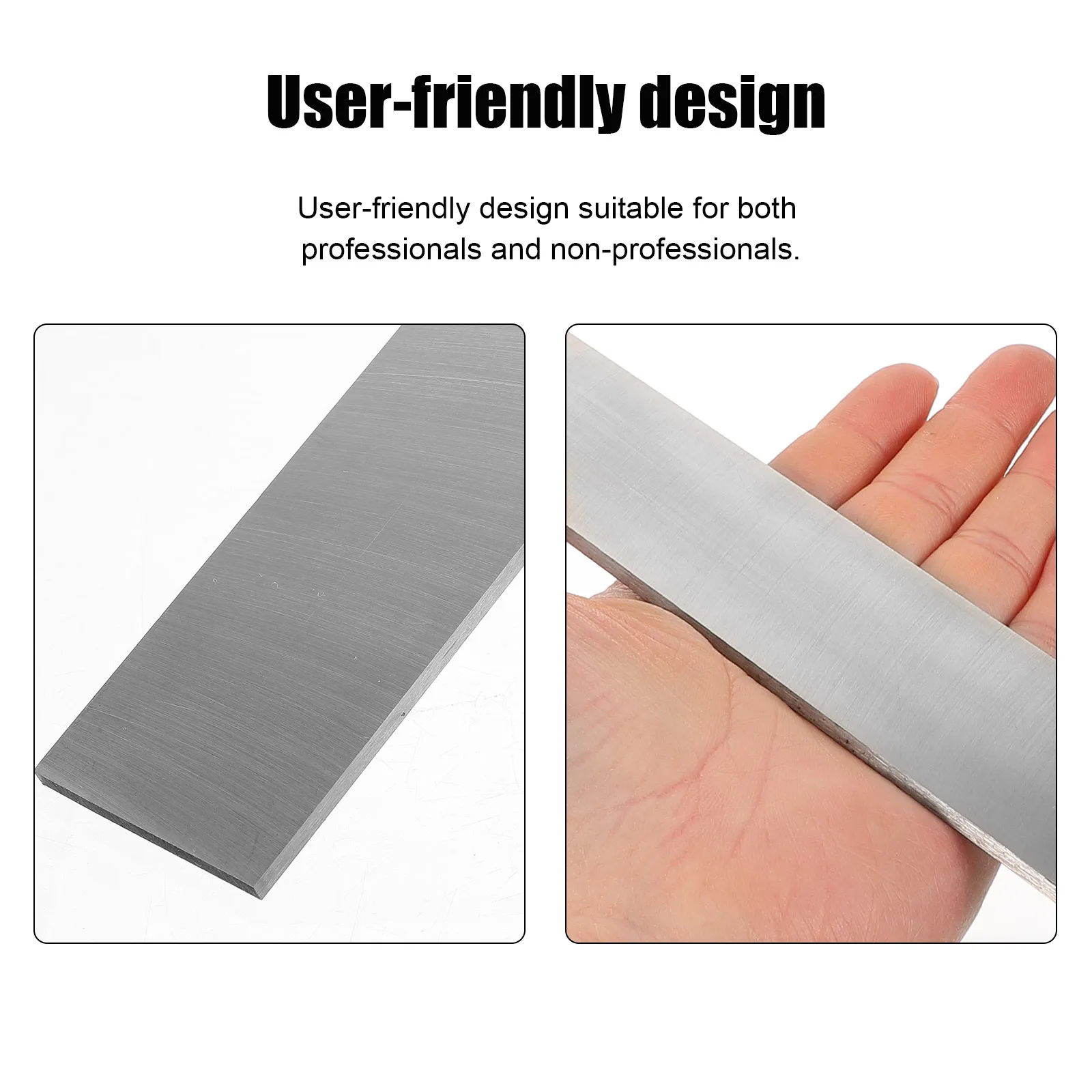 

Steel Flat Stock Bar 3x40x300mm White Steel Billet Metal Strips for DIY High Precision Machining Smooth Surface Ideal Mechanical