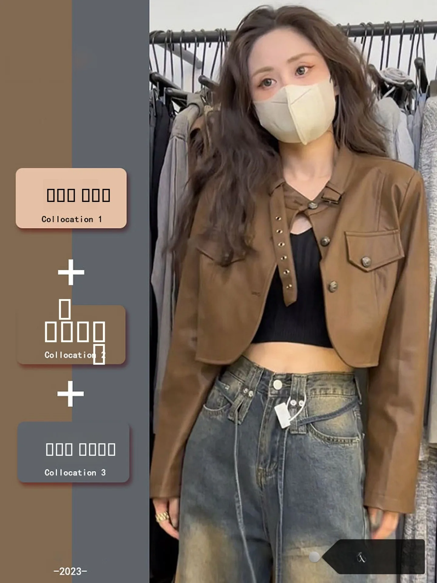 Manteau matelassé en cuir pour femme, style automne-hiver, nouvelle collection, grande taille, sensation haut de gamme, pour le quotidien