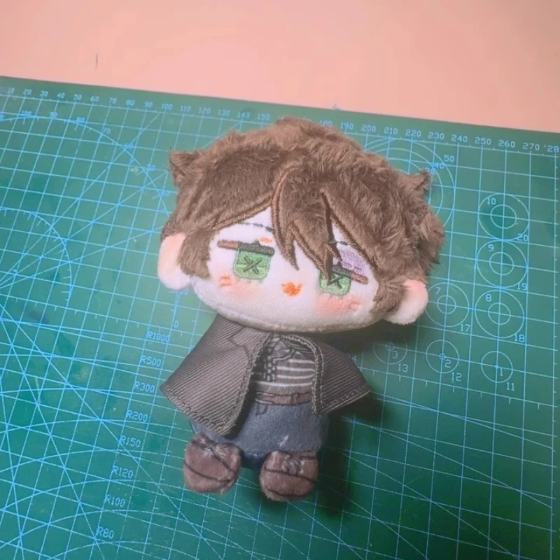 12cm anime jogo identidade v mercenário kawaii cosplay dango pelúcia chaveiro mochila pingente mini plushies brinquedo figuras presente