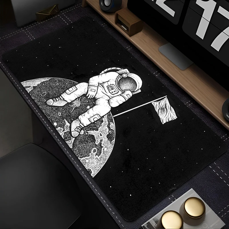 

Коврик для мыши для геймеров, компьютерные аксессуары, коврик для клавиатуры, коврик для стола, коврик для мыши с изображением космонавтов, игровой коврик для ноутбука, аксессуар для ПК