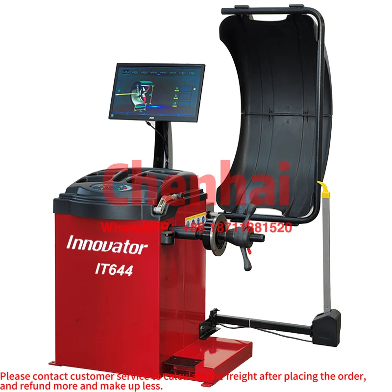 Lcd Graphic Tire Laser Wheel Balancer 3D Tyre Weight Equipment Wheel Balancing Machine With CE