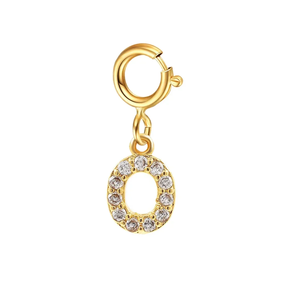 Women's Golden Name Initial Letter Pendant Bracelet