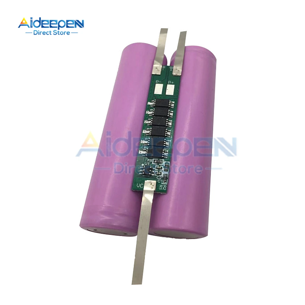 10Pcs 18650 7.4V 2A 3A 4.5A 6A 7.5A 9A Lithium Battery Short Circuit Treasure Charging Protection Board Module 2S Of 7.4VCurrent