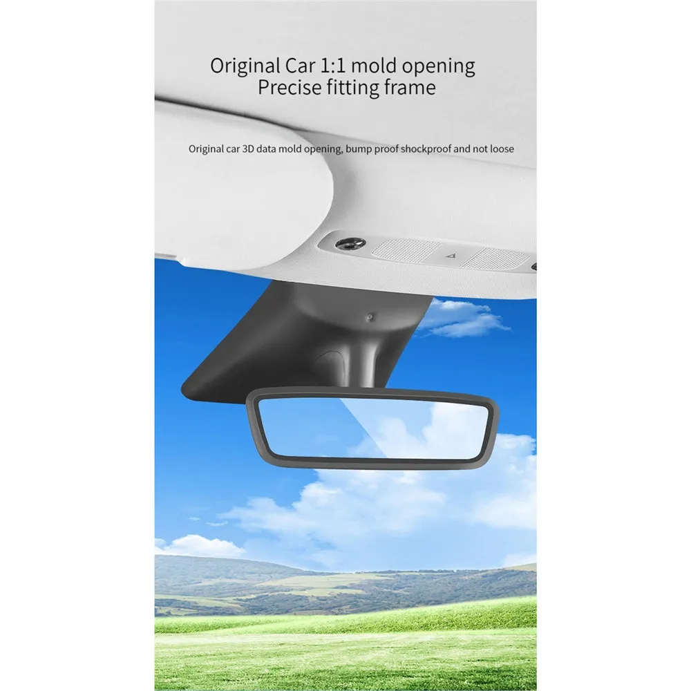 سيارة مرآة الرؤية الخلفية سيليكون الغطاء الواقي واقية الإطار تعديل الملحقات لنموذج Y/3