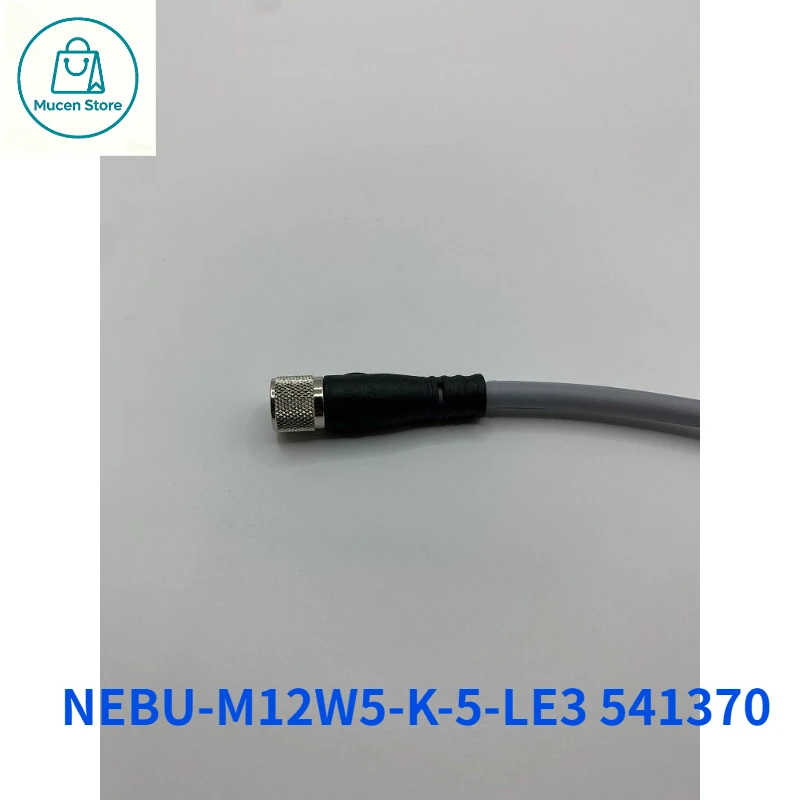 New Fst NEBU-M12W5-K-5-LE3 541370 567843 NEBU Series M12 5Pin 5m Angled Sensor Connecting Cable IP65 Pneumatic Automation Cable