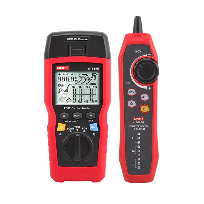 685B KIT Cable Tester TDR Electronic POE RJ11 RJ45 Measuring Instrument with 1 Year Warranty for Detecting Cable Sequence