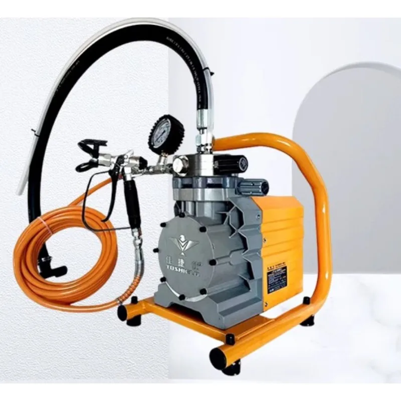 بخاخ طلاء لاتكس عالي الضغط بدون هواء صغير متعدد الوظائف بخاخ طلاء فولاذي ملون