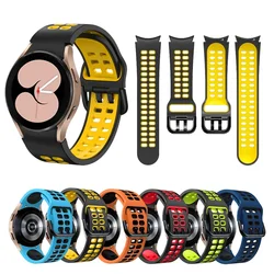 Silicone Strap for Samsung Galaxy Watch 7 FE 4 6 Classic 46mm 42mm/ 44mm 42mm Curved End for Galaxy Watch 5 pro 45mm Band