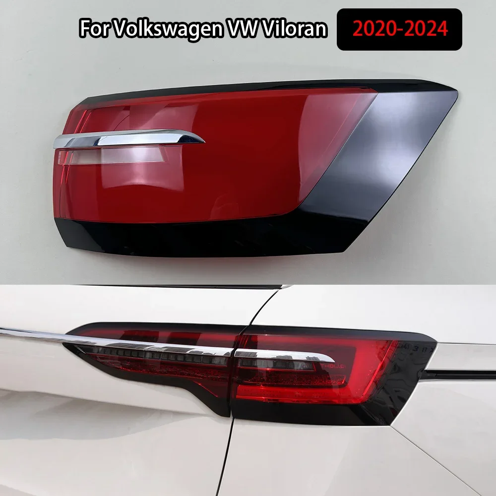 

For Volkswagen VW Viloran 2020-2024 Car Rear Taillight Cover Lampshade Lampcover Tail Lamp light Covers glass Shell