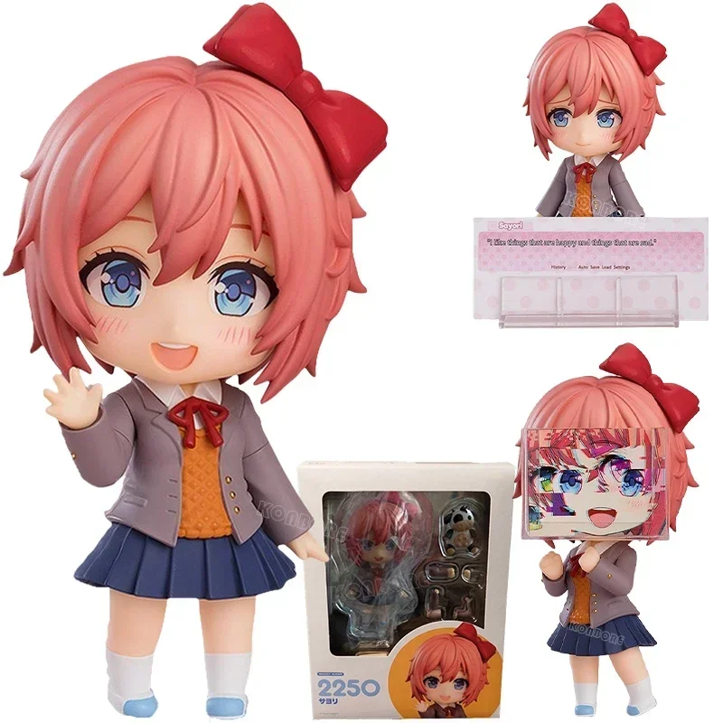 #2250 Doki Doki Literature Club! Sayori Anime Girl Figure #2283 Yuri Action Figure Monika/Natsuki Figurine Model Doll Toys Gifts