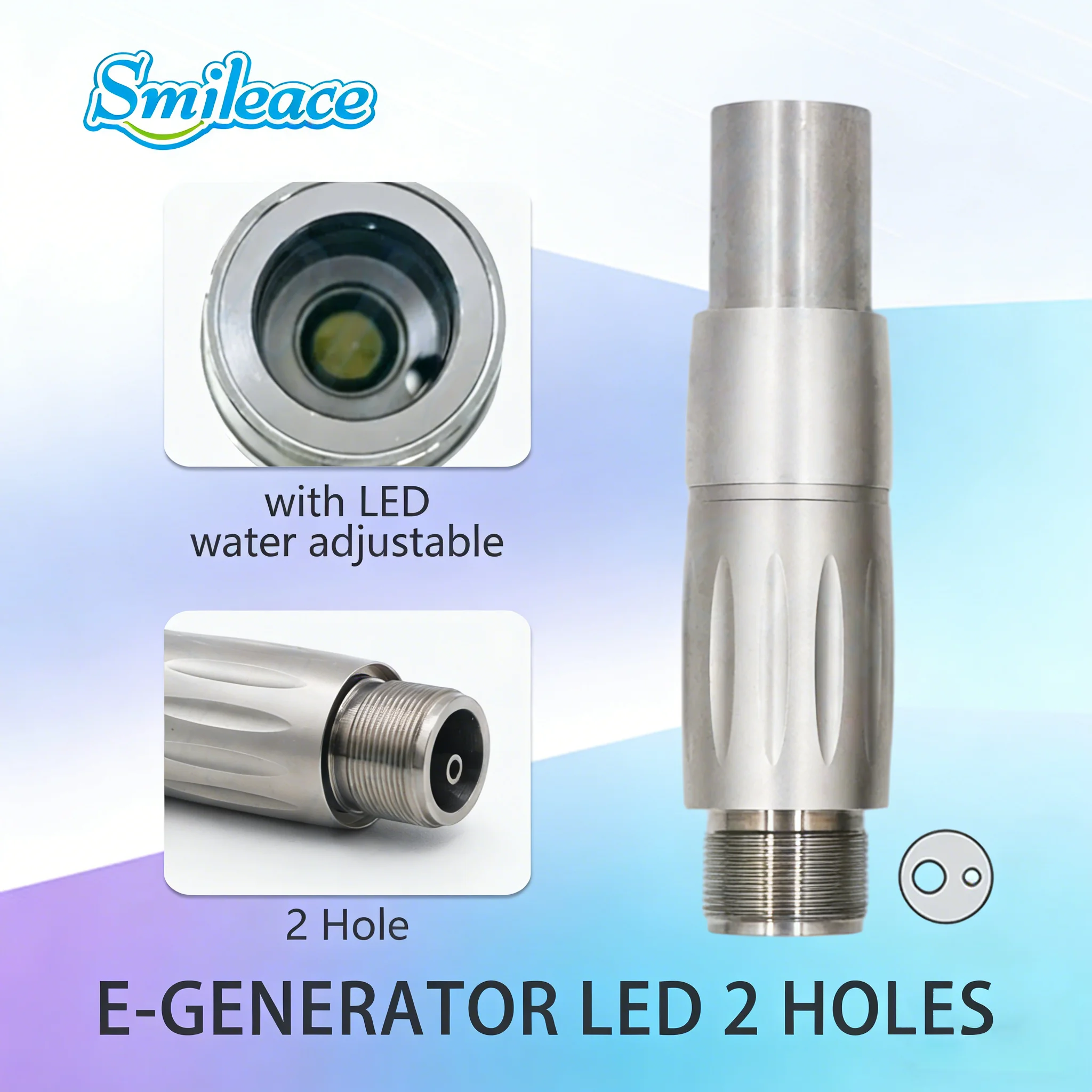 Quick Coupler for High Speed Handpiece LED Handpiece Coupling 2/4/6Holes Air Turbine Connector Stainless Steel Dentistry Tools