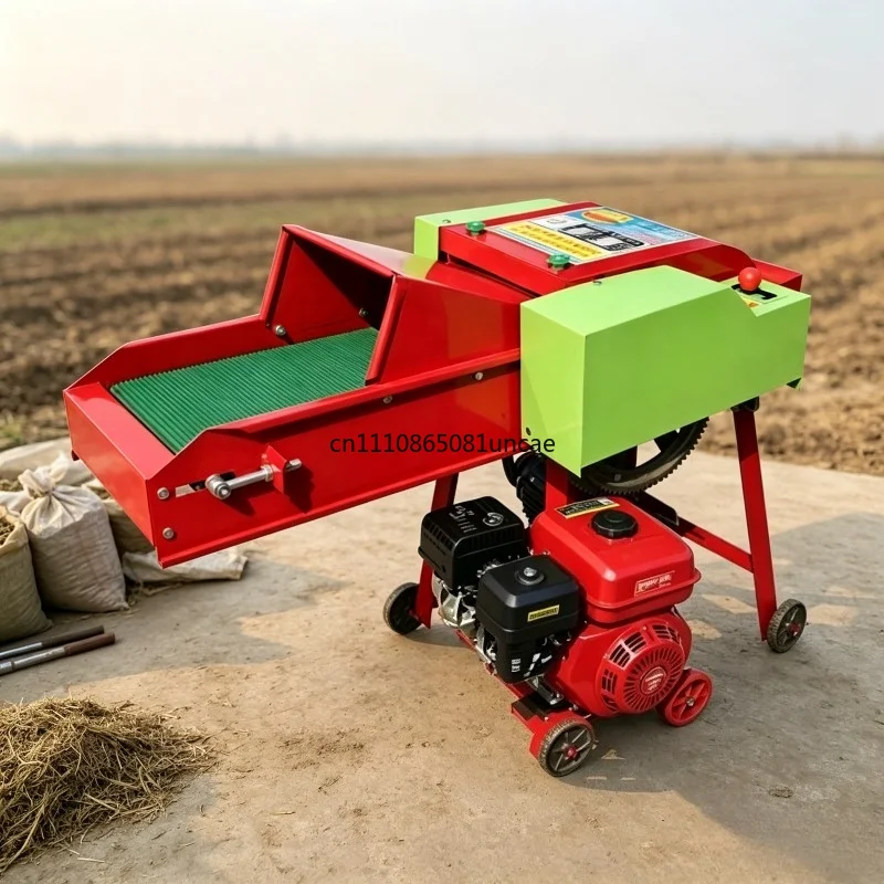 For 2T/H Multifunctional Chaff Cutter Shredder Crusher Wet Dry Silage Forage Processing Machine For Cattle Sheep Farm Feed