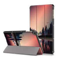 Tablet Cover For Honor Pad X8 Case 10 1 inch Leather Stand Painted Hard Cover For Honor Pad X8 Lite Honor Pad X8 Case AGM3-W09HN