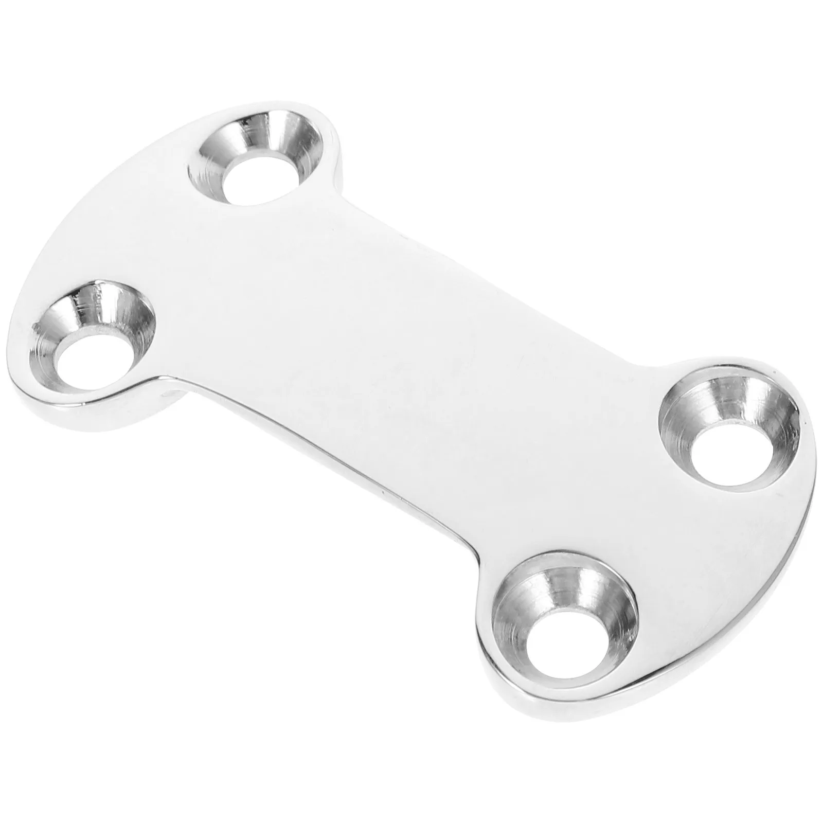 Stainless Steel Mirror Polished Fixing Buckle Fastener Plate Pressing Plate Webbing Supply for Industrial Maintenance Tightening