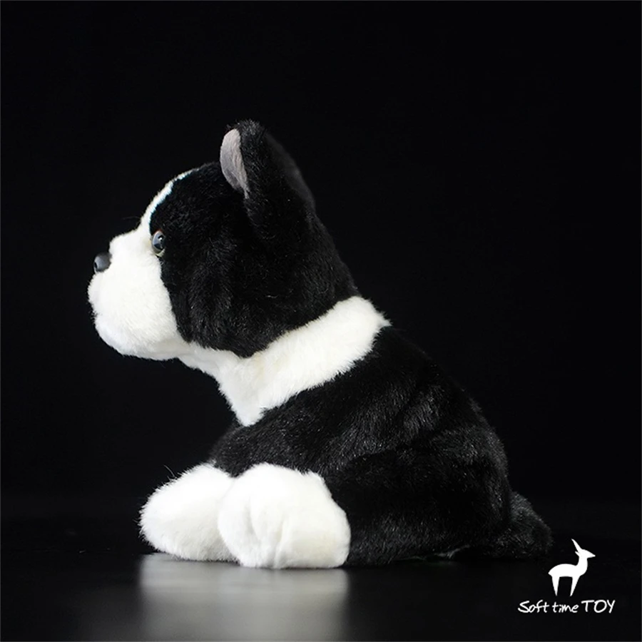 Bulldog Plush Toy Realistic English Bulldog Stuffed Animal Lifelike French Bulldog Plushie Bully Simulation Doll Collectors - view 4