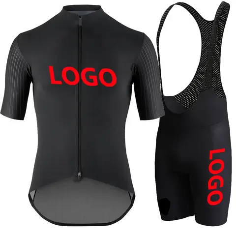 Custom DIY Cycling Jersey 2026 Set Black Factory Cycling Clothing Road Bike Shirts Suit Bicycle Bib Shorts MTB Wear Ropa Maillot