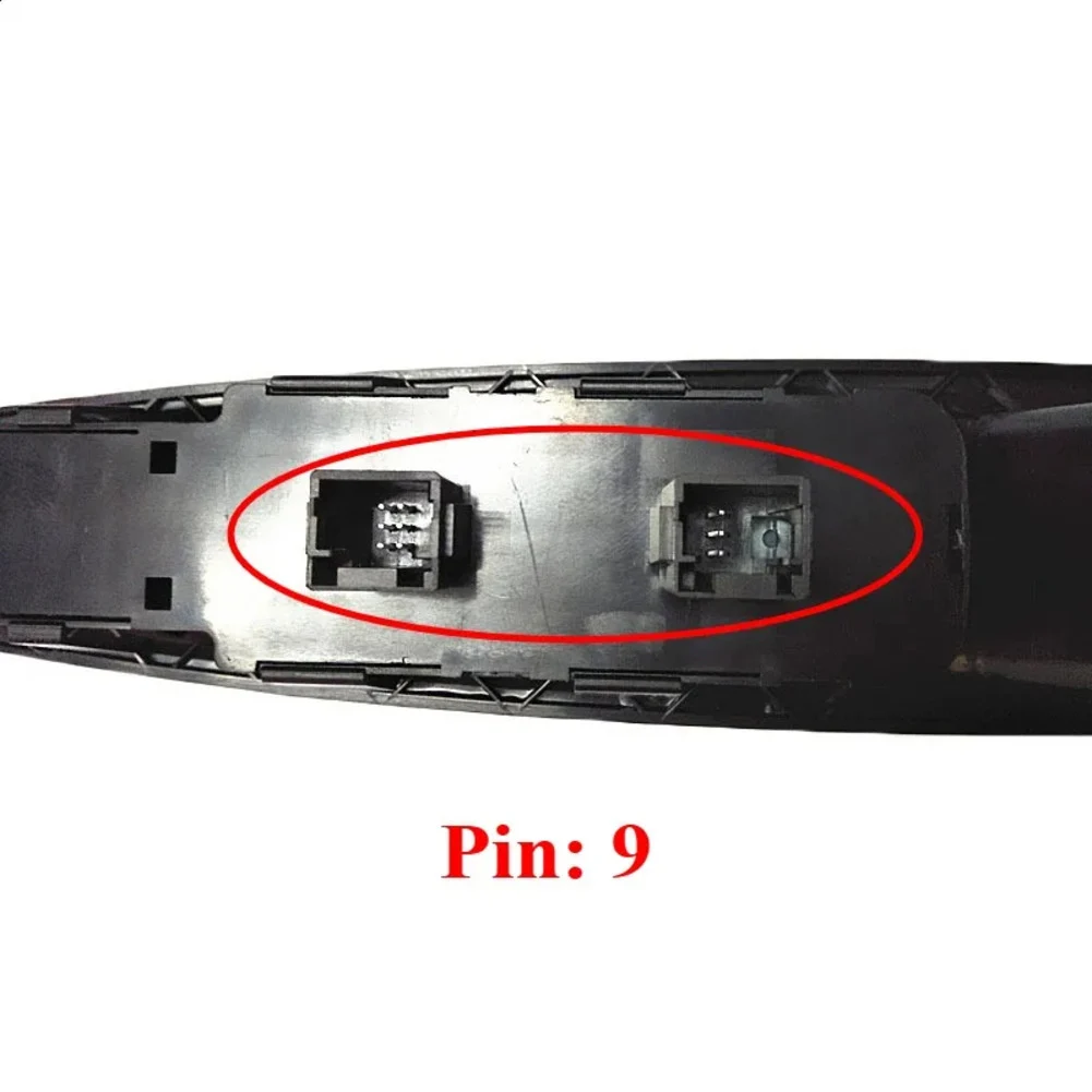 9-Pin Connector Electric Manual Switch Compatibility For C4 2004-2010 Manual Window Lifter Switch Button 36*6cm