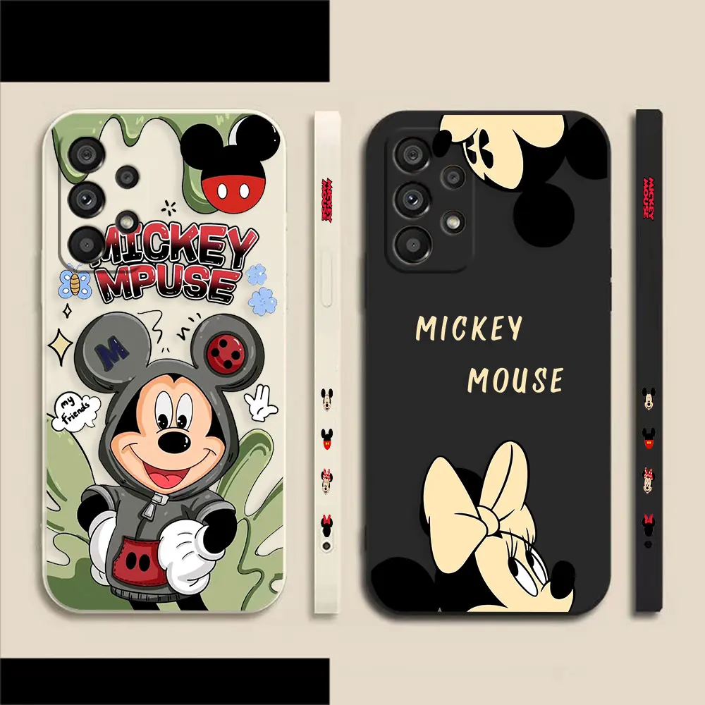 Funny M-Mickey Mouse Phone Case For Samsung A14 A73 A72 A71 A53 A52 A51 A42 A34 A33 A32 A23 A22 A21S A13 A12 4G 5G  Case Fundas