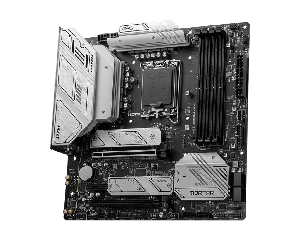 Imagem -04 - Msi-mag B760m Mortar Max Placa-mãe Wifi Placa-mãe Intel B760 Suporte Lga1700 Processador Intel 12th e 13th Cpu Pcie 5.0 128gb