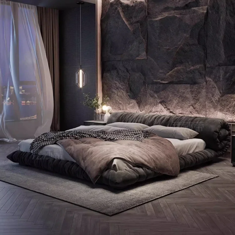 

Design Adults Modern Double Bed Luxury Queen Size Space Saving Double Bed Frames Loft Camas De Dormitorio Home Furniture