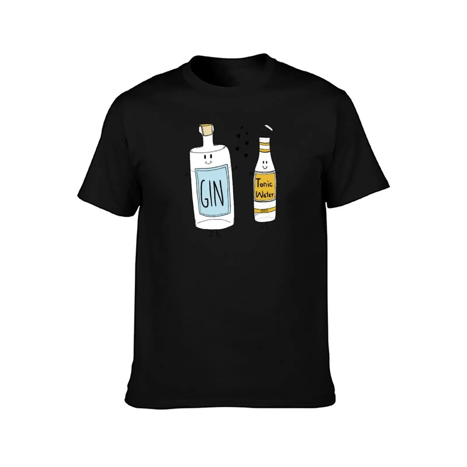 Gin & Tonic T-Shirt graphic t shirt vintage oversized t shirt baggy shirts t shirts for men cotton