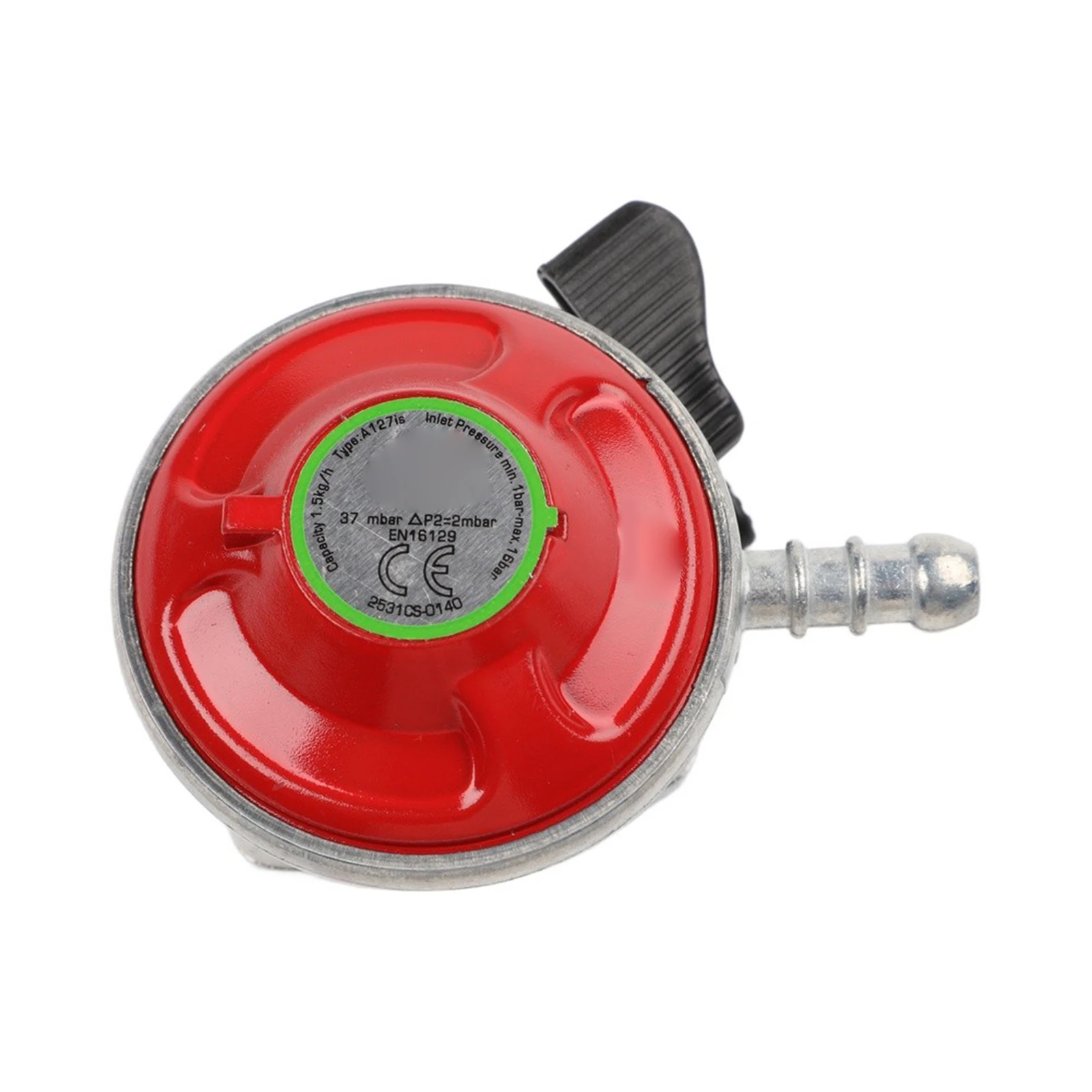 37mbar Gas Regulator 27mm Clip On P/ropane Reducing Valve With 1m Hose For Calor Camping Stove BBQ Patio Heater