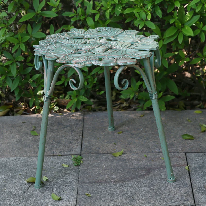

Small-sized furniture, living room, bedroom Vintage Cast Iron Flower Stand - Floor-to-Ceiling Garden & Living Room Decor"