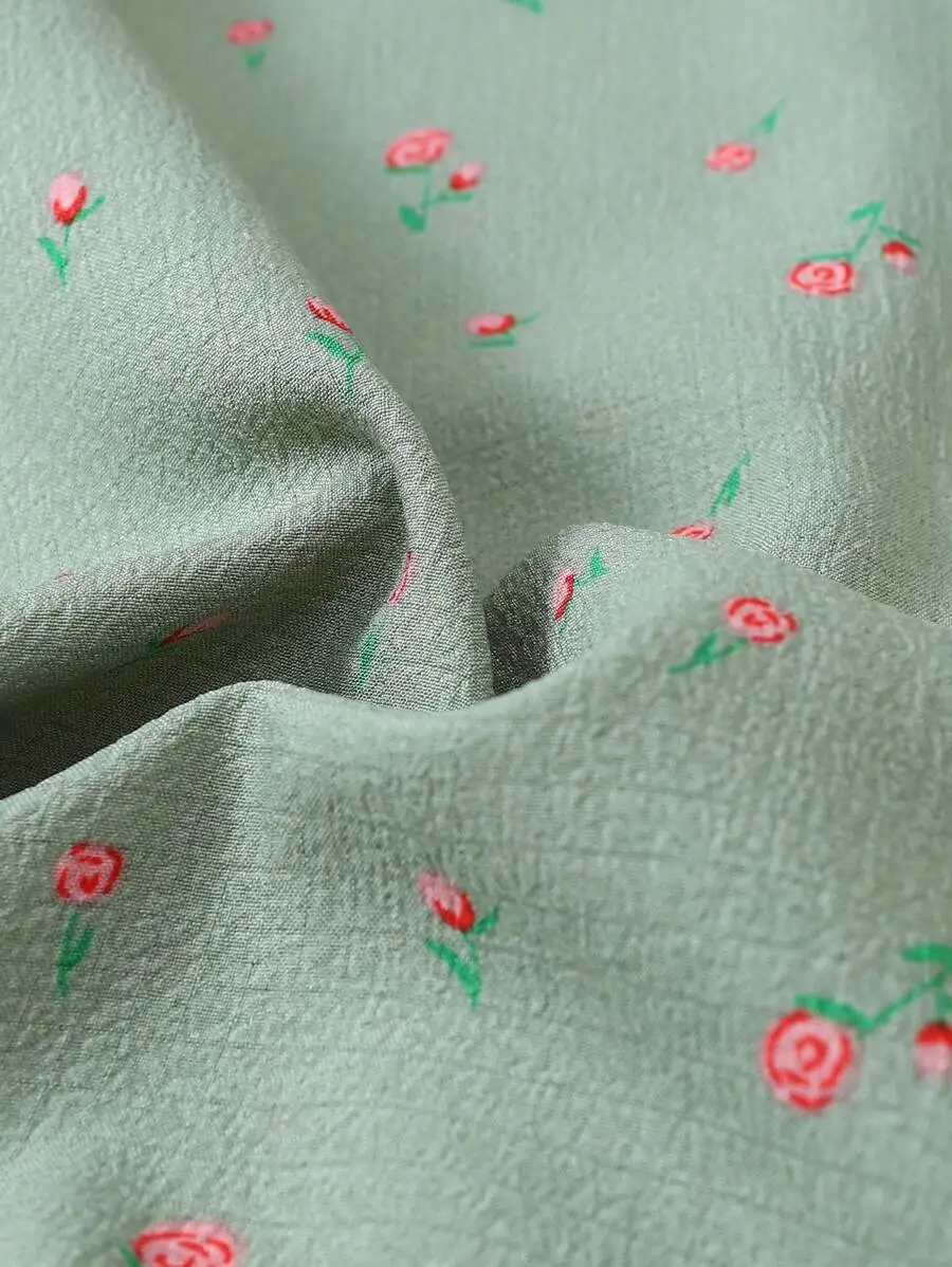 

Women Floral Print Short Sleeve Collared Sleep Top And Shorts Pajama Set Comfortable Home Wear Spring Summer