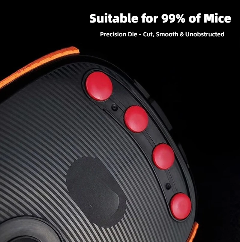 

Universal Round PTFE Mouse Skates Small Dot Adhesive, Slip-Enhancing Feet for Most Gaming & Office Mice Smooth Glide