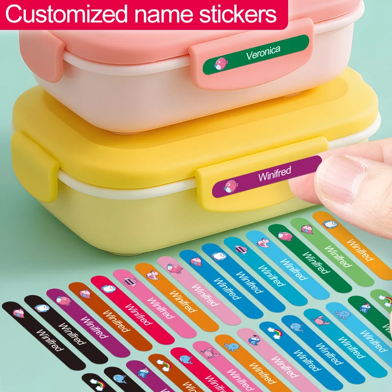 Personalized Stickers for Tumblers & Notebooks - Custom Waterproof Decals, Reusable Adhesive, Creative Gift for Students