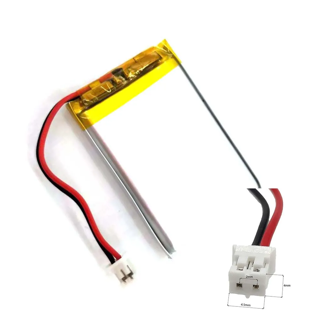 

3.7V 600Mah 603040 Li-Ion Li-Polymer Li Battery 2.0 JST 2Pin For CAMERA POWER BANK LAPTOP MP4 CHARGING POWER ELECTRIC TOYS