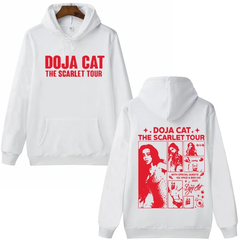 

Scarlet Doja cat hoodie Harajuku hip hop music man woman pullover tops sweatshirt Fans Gift