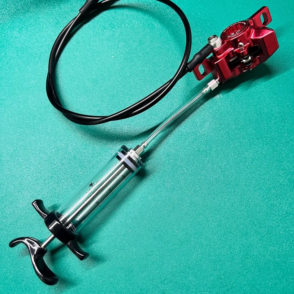 Nfox Hydraulisches Bremsenentlüftungsset – Bremszangen-Ölentlüfter Multifunktionswerkzeug für die Wartung von Fahrradbremsen und Tretrollerbremsen – Detail 7