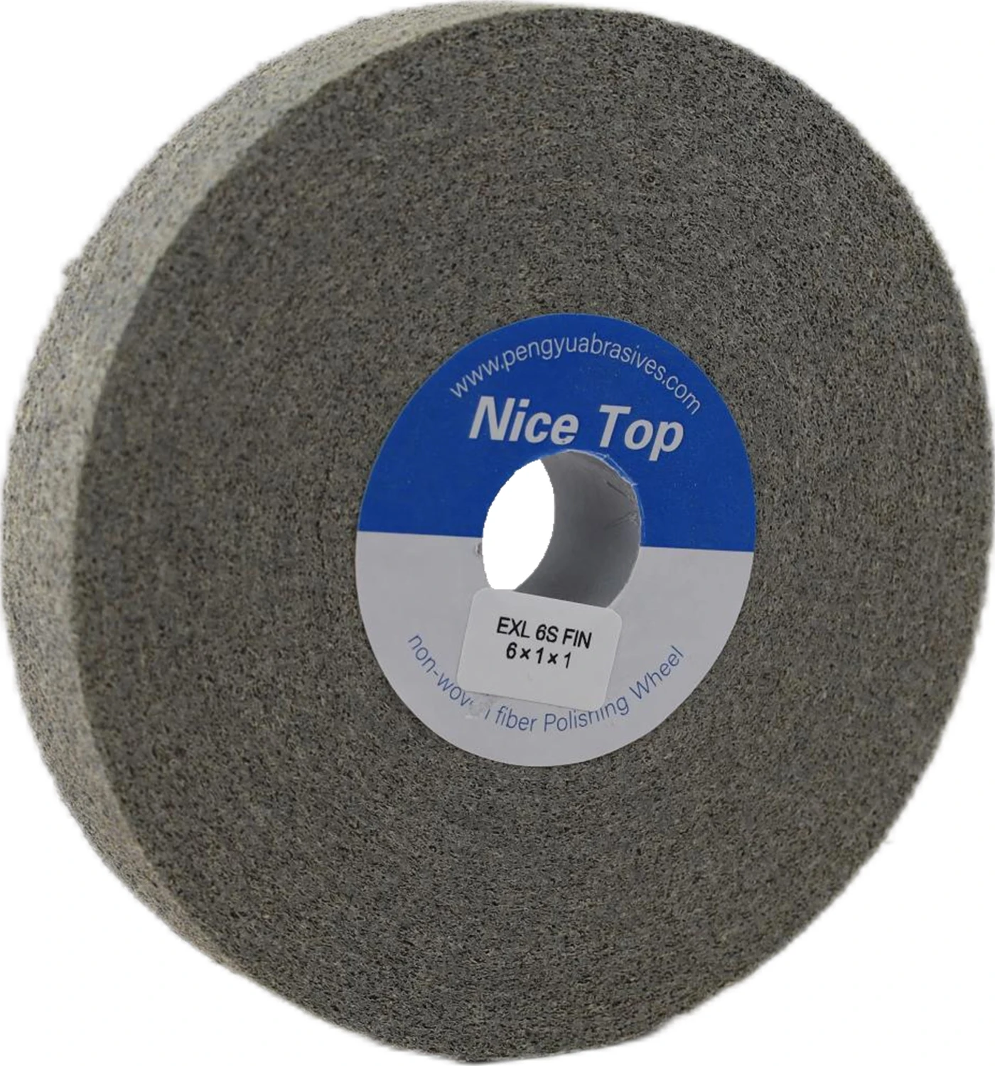 EXL Deburring Convolute Wheel 6X1X1Inch 6S Roda Pemoles Non Woven Grit Halus